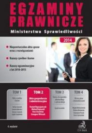 Egzaminy Prawnicze Ministerstwa Sprawiedliwości Tom 2