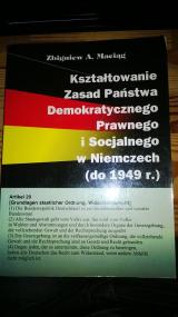 Kształtowanie zasad państwa demokratycznego, prawnego i socjalnego w Niemczech (do 1949 r.)
