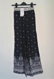 43 Spodnie kuloty culoty palazzo szwedy szerokie nogawki Bershka rozm XS, S