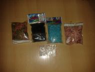 Rainbow Loom 4 opakowania gumek + 88 C-Clips